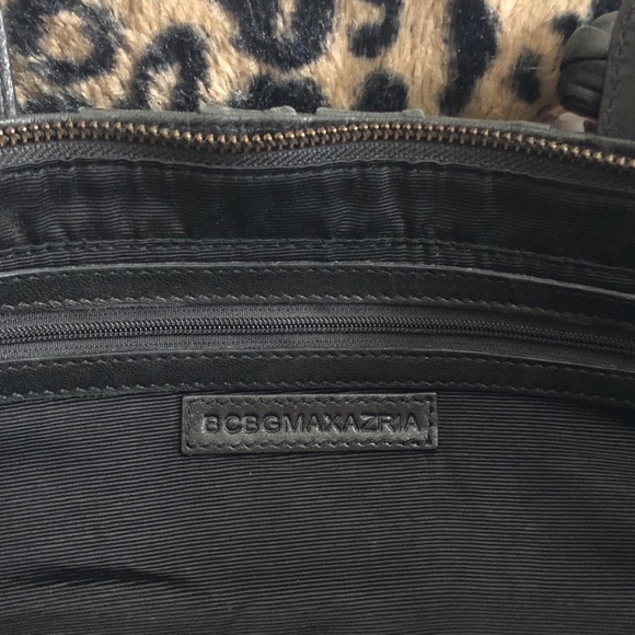 BCBGMaxAzria black leather handbag - Picture 5 of 9